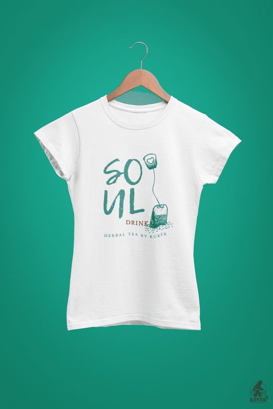 T-shirt "Soul Drink" with a tea bag